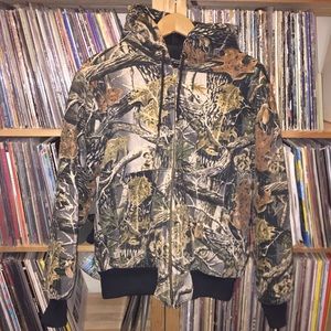 Cabellas camouflage work coat